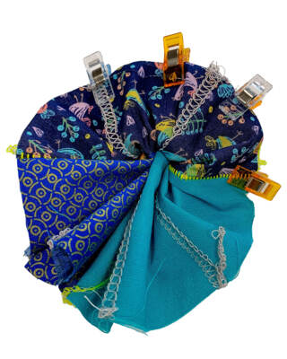 Patchwork-Scrunchies nähen